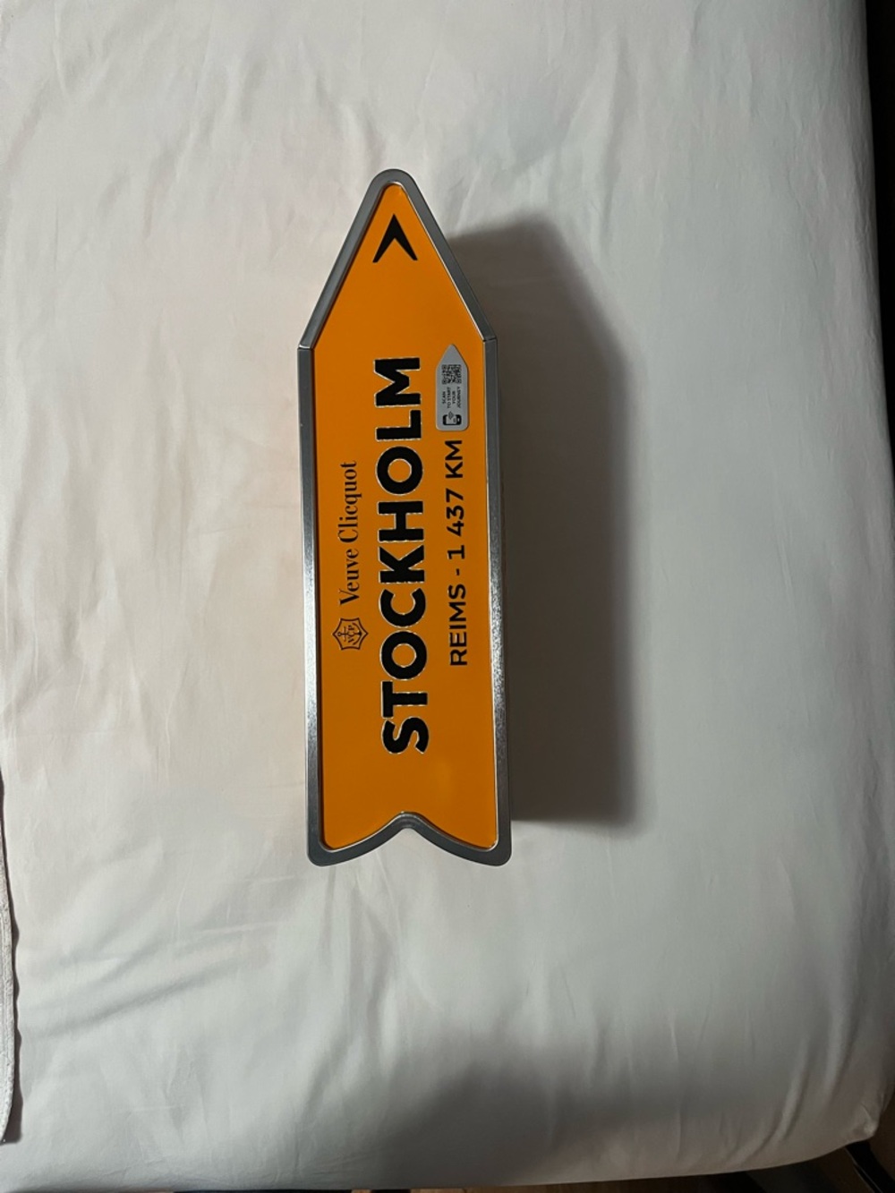 Stockholm Decorative Tin - Orange Accent